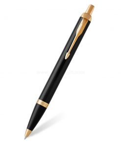 PARKER IM Ballpoint Pen Black GT - ปากกาลูกลื่นป๊ากเกอร์ ไอเอ็ม แบล็ค ซีที สีดำคลิปทอง