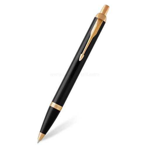 PARKER IM Ballpoint Pen Black GT - ปากกาลูกลื่นป๊ากเกอร์ ไอเอ็ม แบล็ค ซีที สีดำคลิปทอง