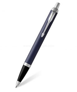 PARKER IM Ballpoint Pen Blue CT - ปากกาลูกลื่นป๊ากเกอร์ ไอเอ็ม บลู ซีที สีน้ำเงินแมทคลิปเงิน