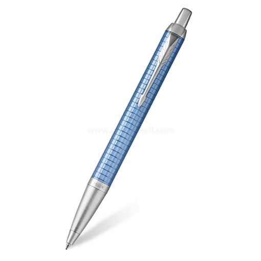 PARKER IM Premium Ballpoint Pen Blue CT - ปากกาลูกลื่นป๊ากเกอร์ ไอเอ็มพรีเมี่ยม บลู ซีที สีน้ำเงินคลิปเงิน