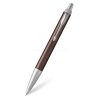 PARKER IM Premium Ballpoint Pen Brown CT - ปากกาลูกลื่นป๊ากเกอร์ ไอเอ็มพรีเมี่ยม บราวน์ ซีที สีน้ำตาลคลิปเงิน