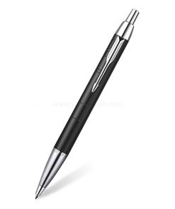 PARKER IM Premium Ballpoint Pen Matte Black CT - ปากกาลูกลื่นป๊ากเกอร์ ไอเอ็มพรีเมี่ยม แมทแบล็ค ซีที สีดำด้านคลิปเงิน