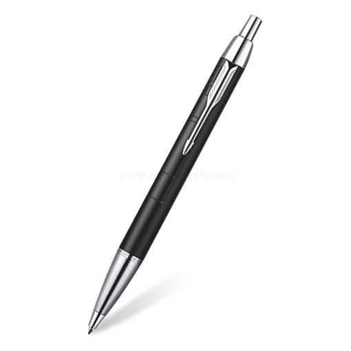 PARKER IM Premium Ballpoint Pen Matte Black CT - ปากกาลูกลื่นป๊ากเกอร์ ไอเอ็มพรีเมี่ยม แมทแบล็ค ซีที สีดำด้านคลิปเงิน
