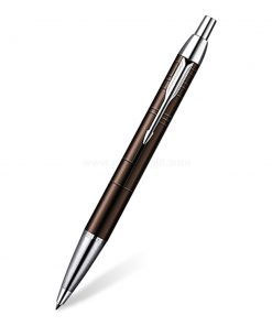 PARKER IM Premium Ballpoint Pen Metallic Brown CT - ปากกาโรลเลอร์บอลป๊ากเกอร์ ไอเอ็มพรีเมี่ยม เมทัลลิค บราวน์ ซีที สีน้ำตาลคลิปเงิน