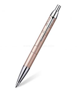 PARKER IM Premium Ballpoint Pen Metallic Pink CT - ปากกาลูกลื่นป๊ากเกอร์ ไอเอ็มพรีเมี่ยม เมทัลลิค พิงค์ ซีที สีชมพูคลิปเงิน