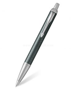 PARKER IM Premium Ballpoint Pen Pale Green - ปากกาลูกลื่นป๊ากเกอร์ ไอเอ็มพรีเมี่ยม ดาร์กกรีน ซีที สีเขียวคลิปเงิน