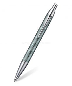 PARKER IM Premium Ballpoint Pen Vacumatic Emerald Pearl CT - ปากกาลูกลื่นป๊ากเกอร์ ไอเอ็มพรีเมี่ยม วาคูเมติก อเมรัลเพิร์ล ซีที สีเขียวคลิปเงิน