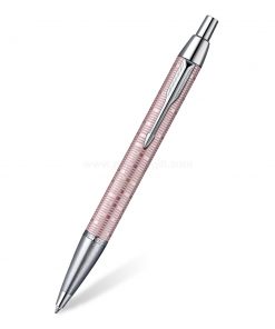 PARKER IM Premium Ballpoint Pen Vacumatic Pink Pearl CT - ปากกาลูกลื่นป๊ากเกอร์ ไอเอ็มพรีเมี่ยม วาคูเมติก พิงค์เพิร์ล ซีที สีชมพูคลิปเงิน