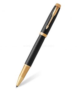 PARKER IM Premium Rollerball Pen Black GT - ปากกาโรลเลอร์บอลป๊ากเกอร์ ไอเอ็มพรีเมี่ยม แบล็ค จีที สีดำคลิปทอง