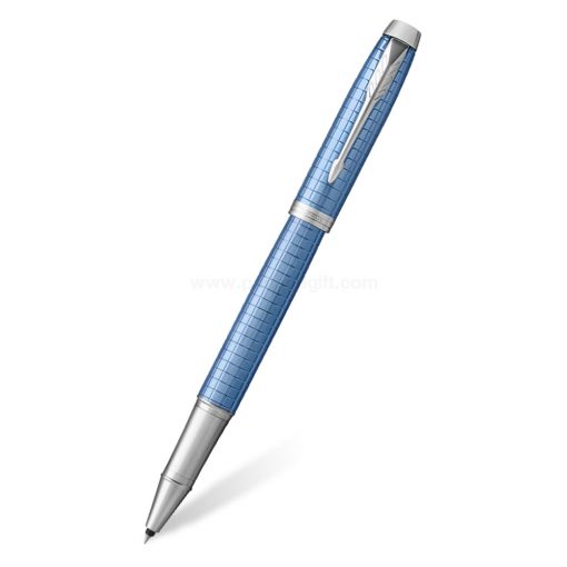PARKER IM Premium Rollerball Pen Blue CT - ปากกาโรลเลอร์บอลป๊ากเกอร์ ไอเอ็มพรีเมี่ยม บลู ซีที สีน้ำเงินคลิปเงิน