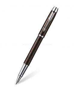 PARKER IM Premium Rollerball Pen Metallic Brown CT - ปากกาโรลเลอร์บอลป๊ากเกอร์ ไอเอ็มพรีเมี่ยม เมทัลลิค บราวน์ ซีที สีน้ำตาลคลิปเงิน