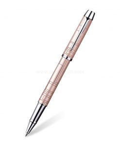 PARKER IM Premium Rollerball Pen Metallic Pink CT - ปากกาโรลเลอร์บอลป๊ากเกอร์ ไอเอ็มพรีเมี่ยม เมทัลลิค พิงค์ ซีที สีชมพูคลิปเงิน