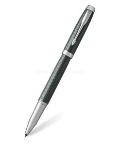 PARKER IM Premium Rollerball Pen Pale Green - ปากกาโรลเลอร์บอลป๊ากเกอร์ ไอเอ็มพรีเมี่ยม ดาร์กกรีน ซีที สีเขียวคลิปเงิน