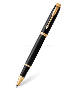 PARKER IM Rollerball Pen Black GT -ปากกาโรลเลอร์บอลป๊ากเกอร์ ไอเอ็ม แบล็ค ซีที สีดำคลิปทอง