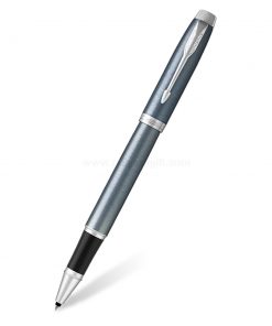 PARKER IM Rollerball Pen Light Blue Grey CT - ปากกาโรลเลอร์บอลป๊ากเกอร์ ไอเอ็ม ไลท์ บลูเกรย์ ซีที สีน้ำเงินเทาอ่อนคลิปเงิน