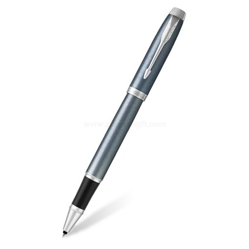 PARKER IM Rollerball Pen Light Blue Grey CT - ปากกาโรลเลอร์บอลป๊ากเกอร์ ไอเอ็ม ไลท์ บลูเกรย์ ซีที สีน้ำเงินเทาอ่อนคลิปเงิน