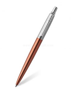 PARKER Jotter Ballpoint Pen Chelsea Orange CT - ปากกาลูกลื่นป๊ากเกอร์ จ็อตเตอร์ ออเร้นจ์ ซีที สีส้มเชลซีออเรนจ์คลิปเงิน