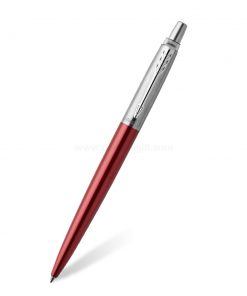 PARKER Jotter Ballpoint Pen Kensington Red CT - ปากกาลูกลื่นป๊ากเกอร์ จ็อตเตอร์ เคนซิงตัน เรด ซีที สีแดงเคนซิงตันคลิปเงิน