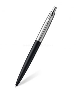 PARKER Jotter Ballpoint Pen Bond Street Black CT - ปากกาลูกลื่นป๊ากเกอร์ จ็อตเตอร์ บอนด์ สตรีท แบล็ค ซีที สีดำบอนด์สตรีทคลิปเงิน