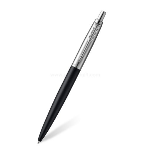 PARKER Jotter Ballpoint Pen Bond Street Black CT - ปากกาลูกลื่นป๊ากเกอร์ จ็อตเตอร์ บอนด์ สตรีท แบล็ค ซีที สีดำบอนด์สตรีทคลิปเงิน