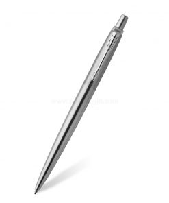 PARKER Jotter Ballpoint Pen Stainless Steel CT - ปากกาลูกลื่นป๊ากเกอร์ จ็อตเตอร์ สแตนเลสสตีล ซีที สแตนเลสสตีลคลิปเงิน