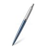 PARKER Jotter Ballpoint Pen Waterloo Blue CT - ปากกาลูกลื่นป๊ากเกอร์ จ็อตเตอร์ วอเตอร์ลู บลู ซีที สีดำคลิปเงิน