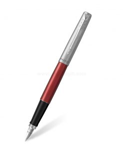 PARKER Jotter Fountain Pen Kensington Red CT - ปากกาหมึกซึมป๊ากเกอร์ จ็อตเตอร์ เคนซิงตัน เรด ซีที สีแดงเคนซิงตันคลิปเงิน