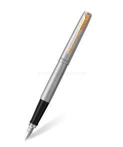 PARKER Jotter Fountain Pen Stainless Steel GT - ปากกาหมึกซึมป๊ากเกอร์ จ็อตเตอร์ สแตนเลสสตีล จีที สแตนเลสสตีลคลิปทอง