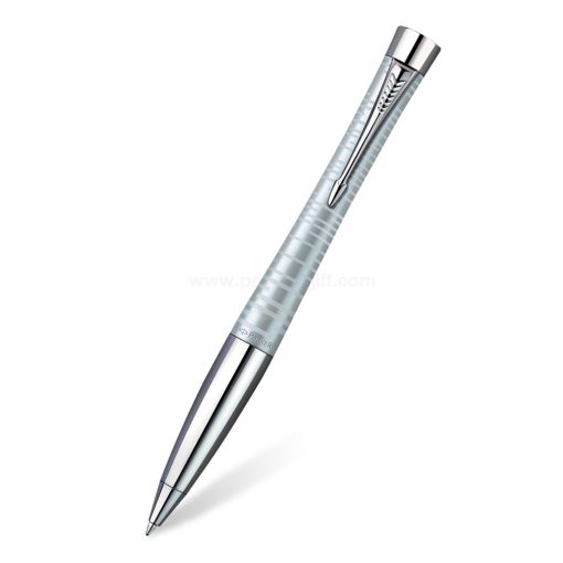 PARKER Urban Premium Vacumatic-Ballpoint-Silver Blue Pearl CT