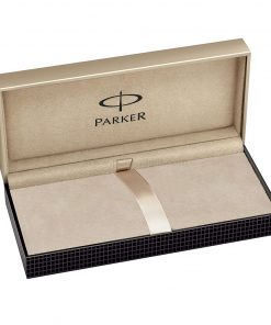 PARKER Sonnet Slim Ballpoint Pen Stainless Steel CT - ปากกาลูกลื่นป๊ากเกอร์ ซอนเน็ต แบบสลิม สแตนเลสสตีล ซีที สีเงินคลิปเงิน