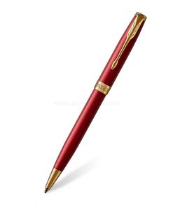 PARKER Sonnet Ballpoint Pen Intense Red Lacquer GT - ปากกาลูกลื่นป๊ากเกอร์ ซอนเน็ต อินเทนส์ เรด แล็ค จีที สีแดงคลิปทอง