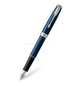 PARKER Sonnet Fountain Pen Matte Blue CT - ปากกาหมึกซึมป๊ากเกอร์ ซอนเน็ต แมทบลู ซีที สีน้ำเงินด้านคลิปเงิน