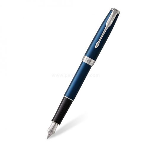 PARKER Sonnet Fountain Pen Matte Blue CT - ปากกาหมึกซึมป๊ากเกอร์ ซอนเน็ต แมทบลู ซีที สีน้ำเงินด้านคลิปเงิน