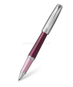 PARKER Urban Premium Rollerball Pen Dark Purple CT - ปากกาโรลเลอร์บอลป๊ากเกอร์ เออร์เบิน พรีเมี่ยม ดาร์กเพอร์เพิล ซีที สีม่วงเพอร์เพิลคลิปเงิน