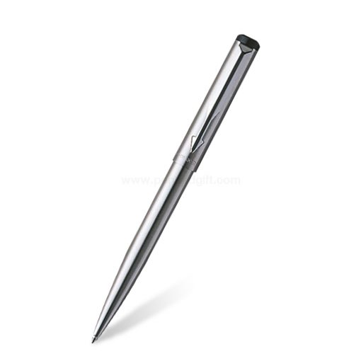 PARKER Vector Ballpoint Pen Stainless Steel - ปากกาลูกลื่นปาร์กเกอร์ เวคเตอร์ สแตนเลสสตีล สีเงิน