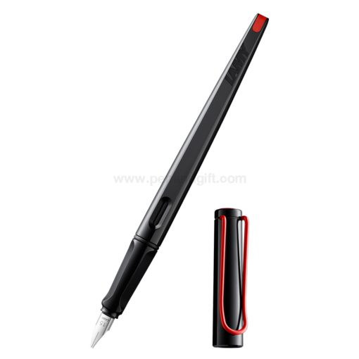 LAMY Joy Black with Red Clip Fountain Pen-1