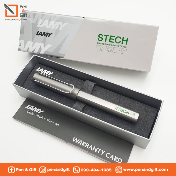 ตัวอย่างงานพรีเมี่ยม-ปากกา lamy สลักชื่อ