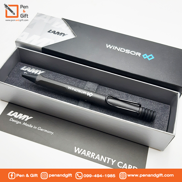 ตัวอย่างงานพรีเมี่ยม-ปากกา lamy สลักชื่อ