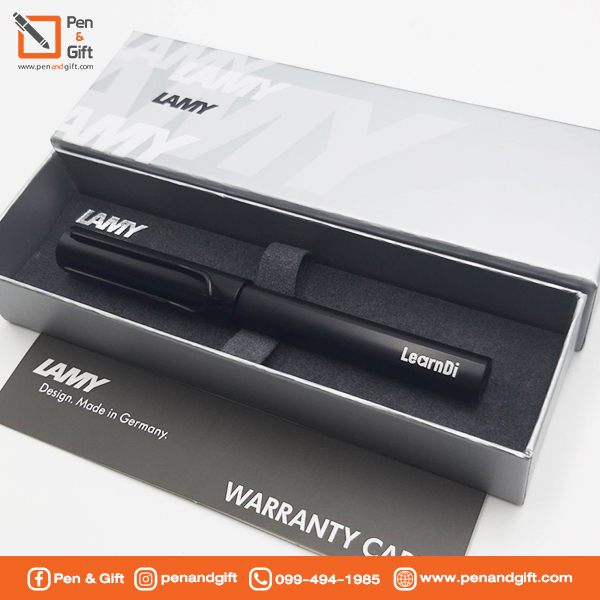 ตัวอย่างงานพรีเมี่ยม-ปากกา lamy สลักชื่อ