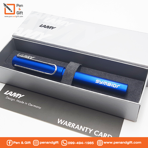 ตัวอย่างงานพรีเมี่ยม-ปากกา lamy สลักชื่อ